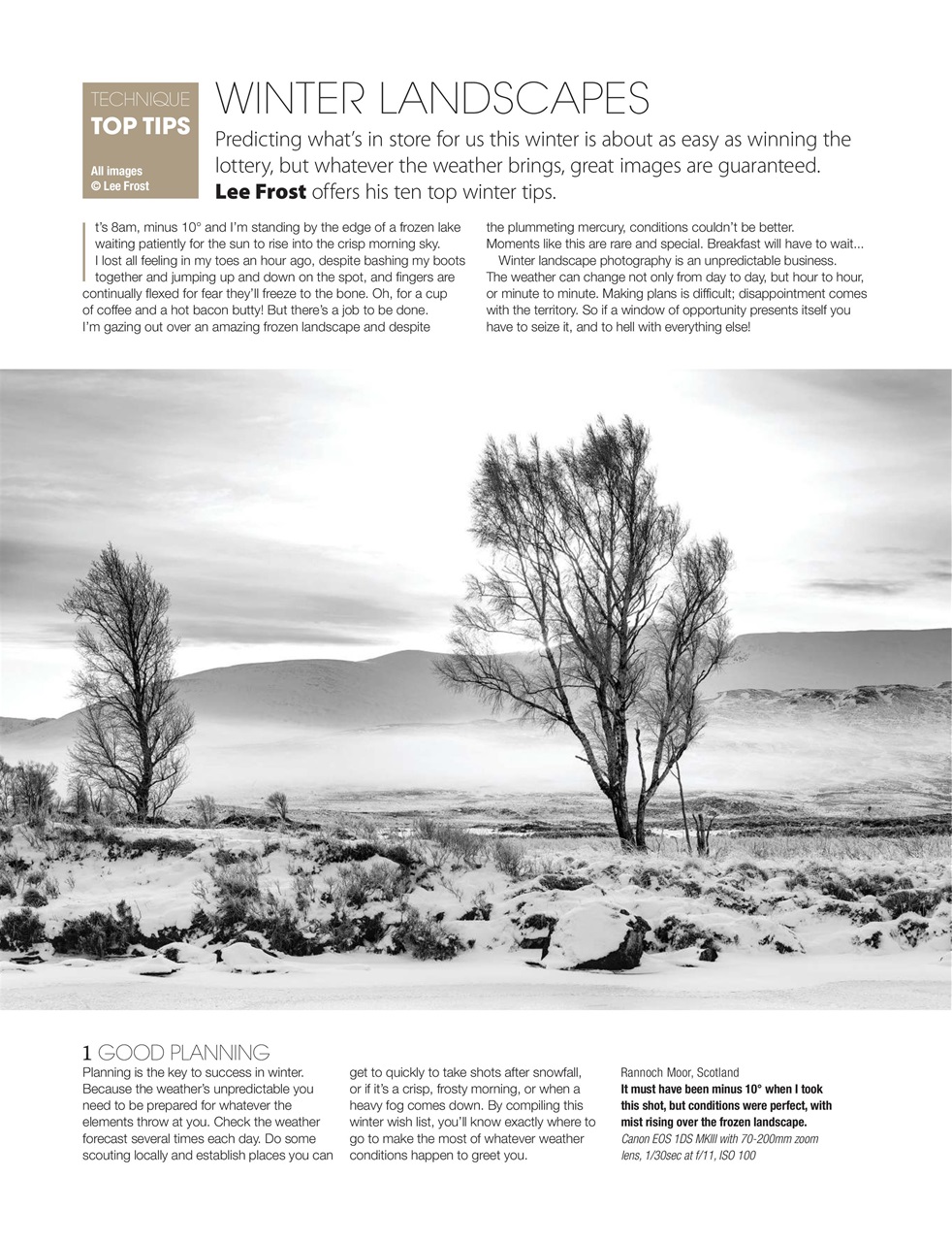 Black+White Photography Preview Pages
