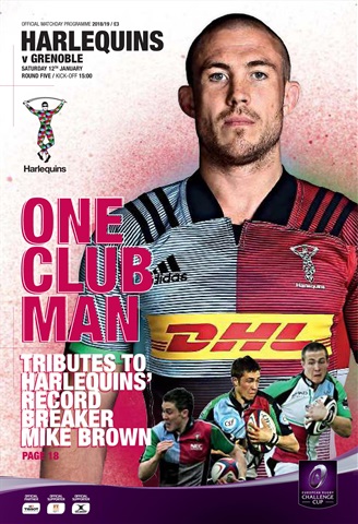 Harlequins issue Vs Grenoble
