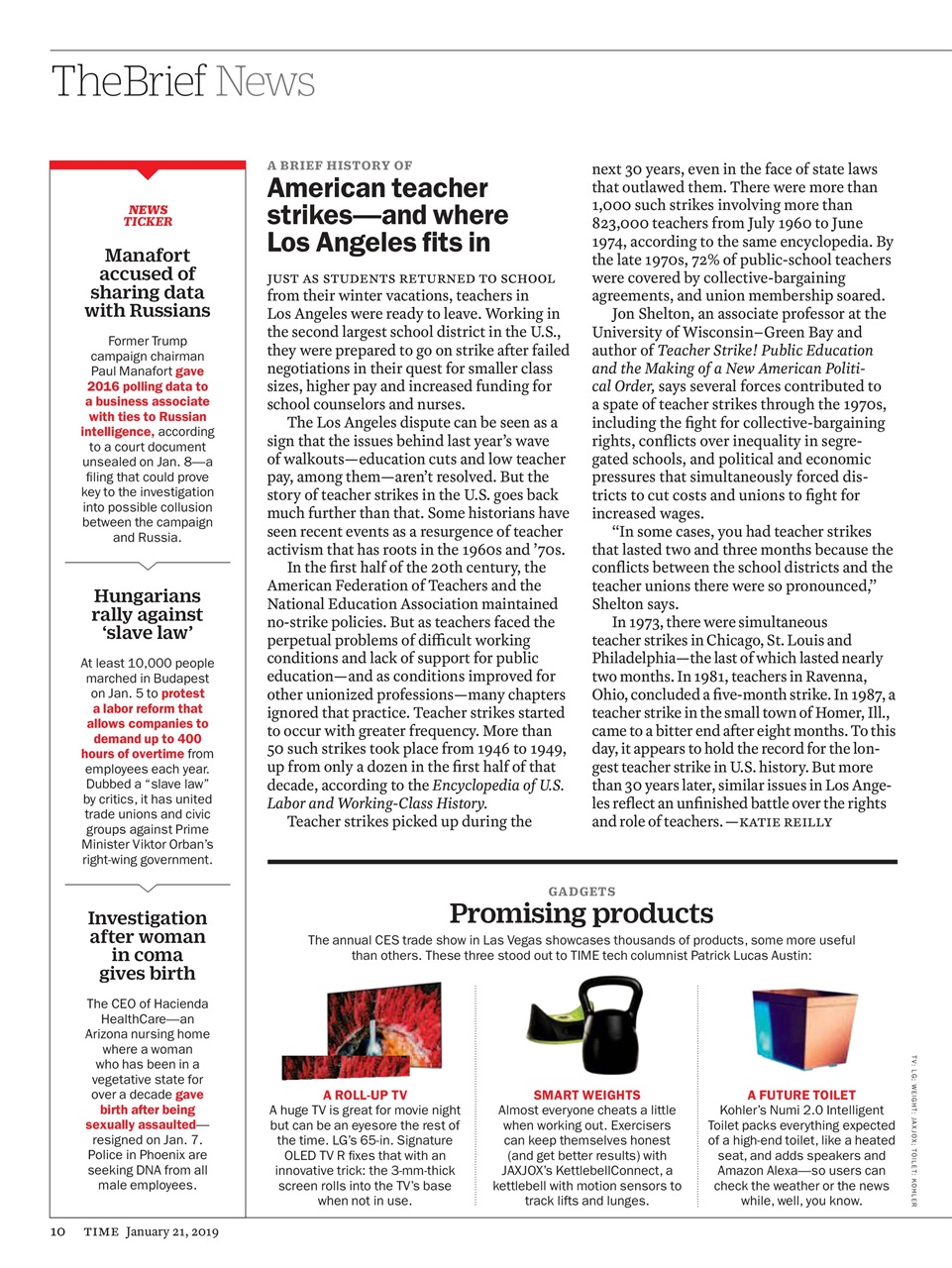 TIME Magazine Europe Preview Pages