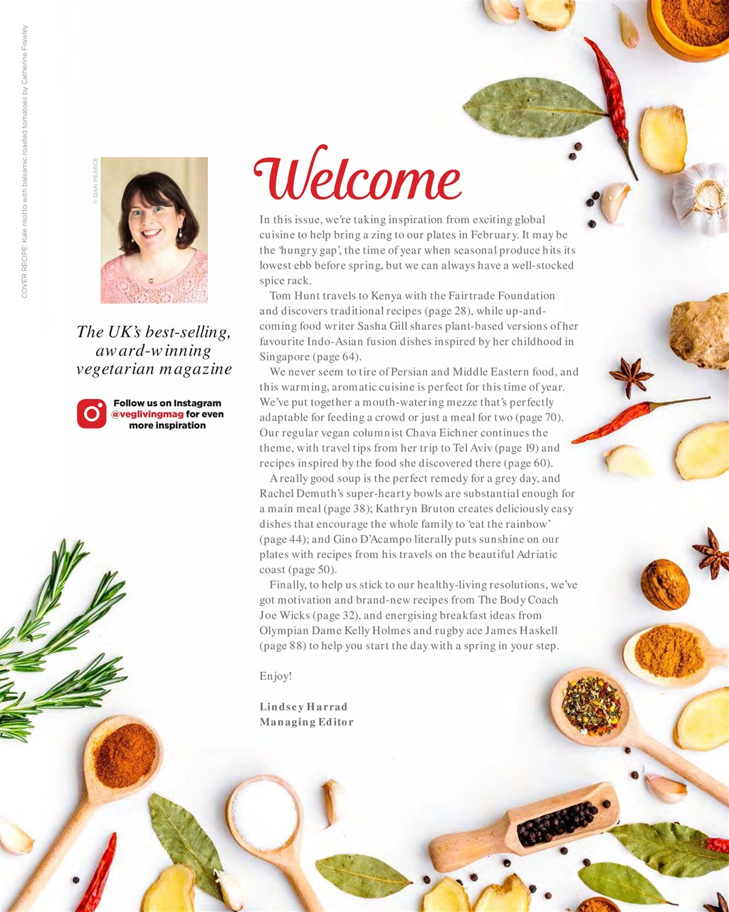 Vegetarian Living Preview Pages