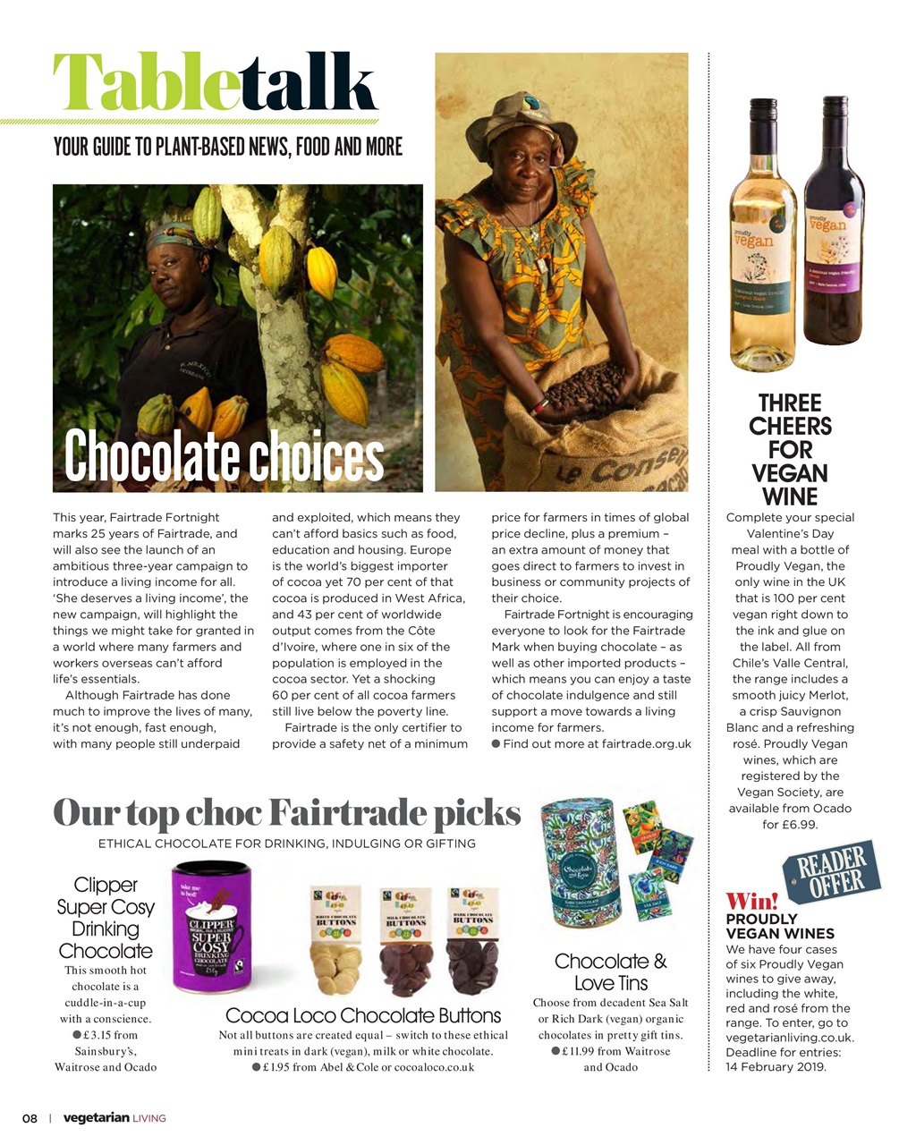 Vegetarian Living Preview Pages