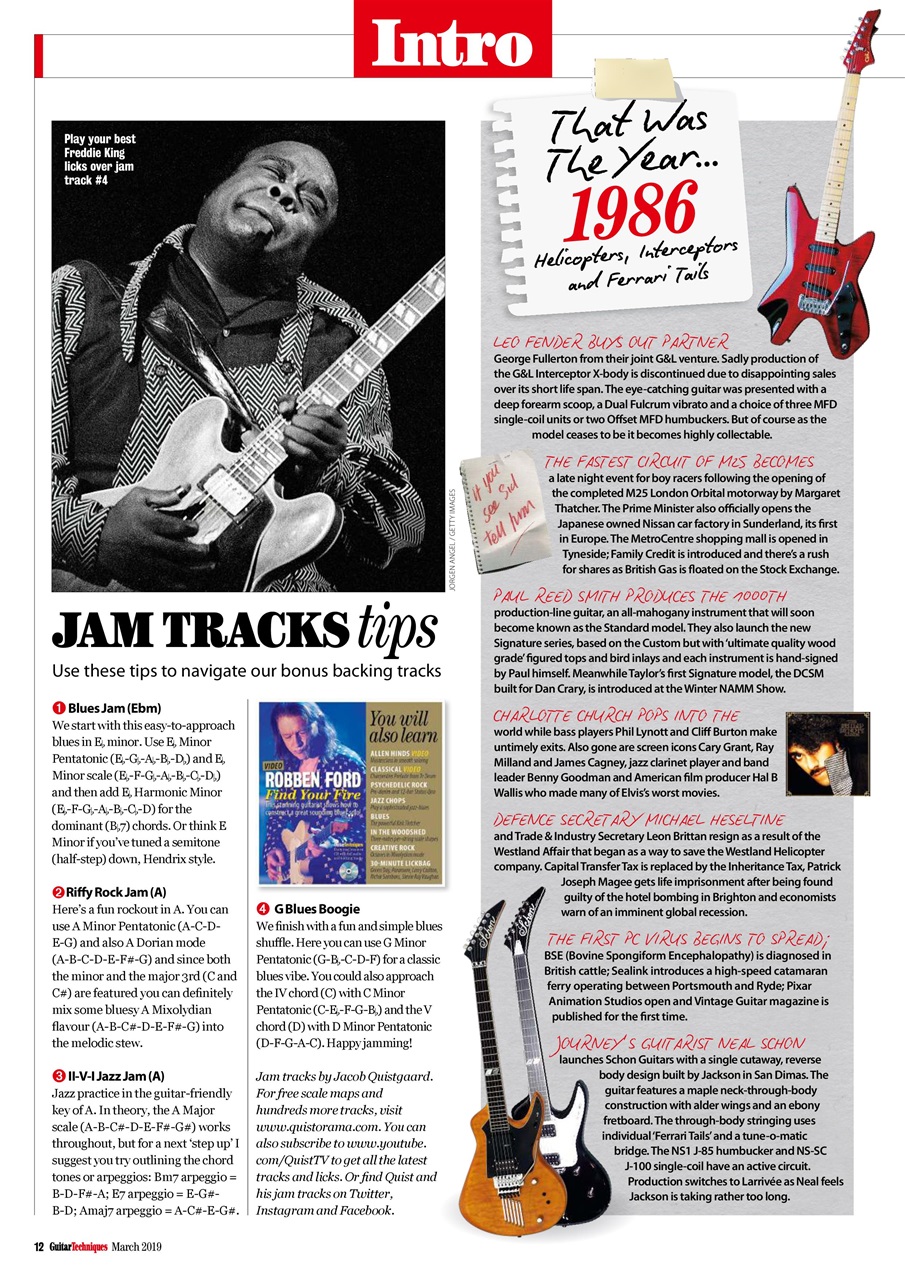 Guitar Techniques Preview Pages