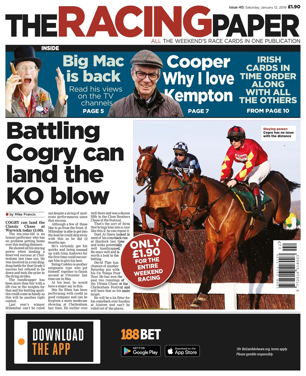The Racing Paper Preview Pages