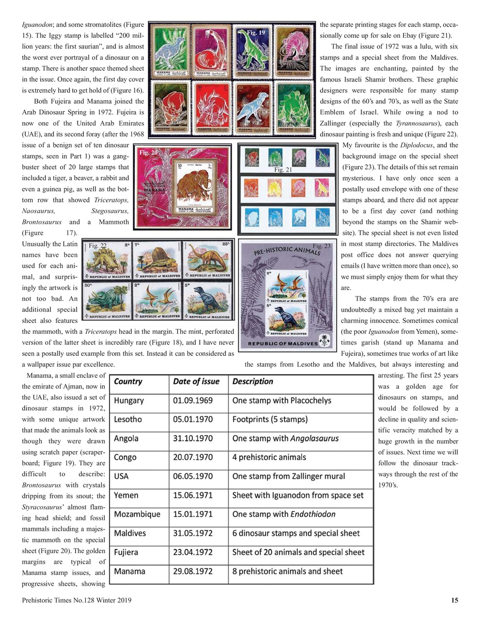 Prehistoric Times Preview Pages