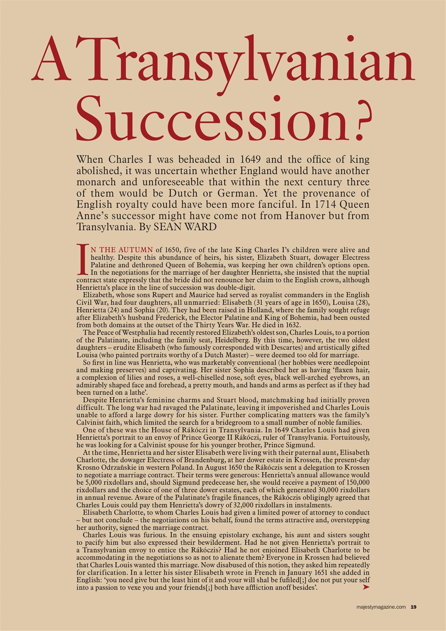 Majesty Magazine Preview Pages