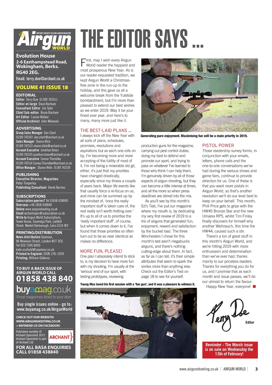 Airgun World Preview Pages