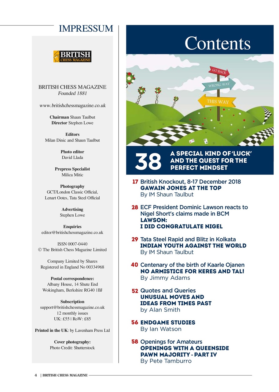British Chess Magazine Preview Pages
