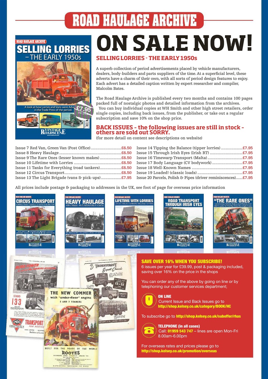 Vintage Roadscene Preview Pages