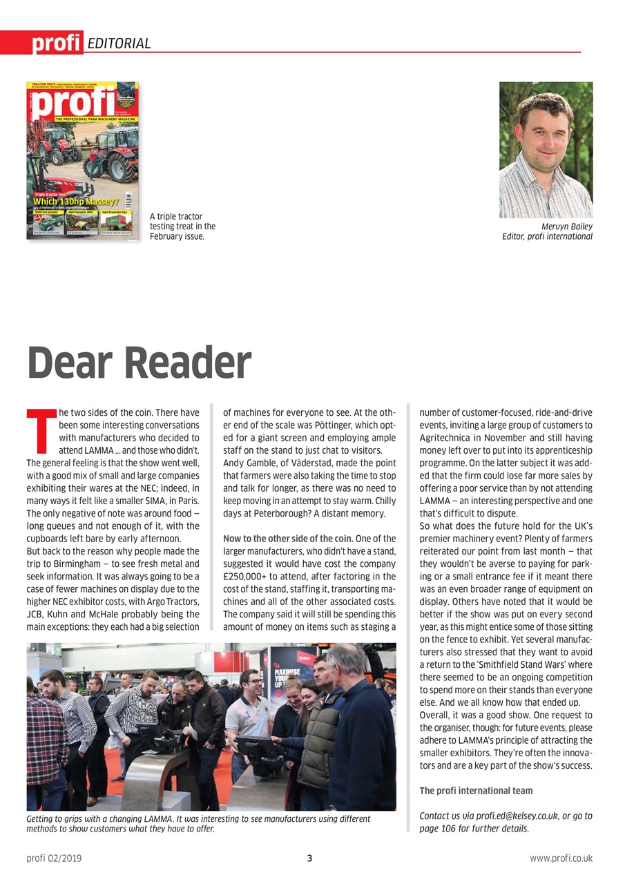 Profi International Preview Pages