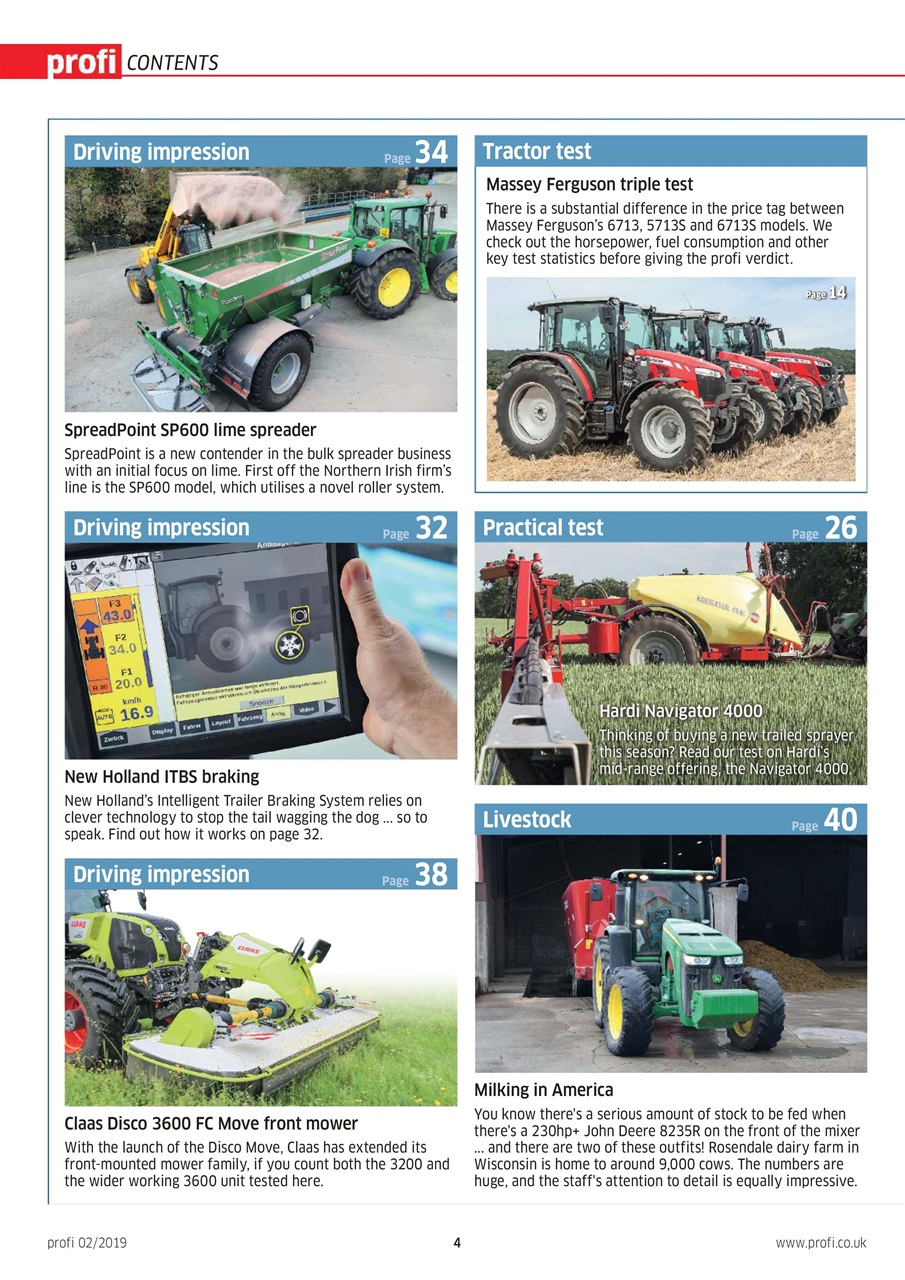 Profi International Preview Pages