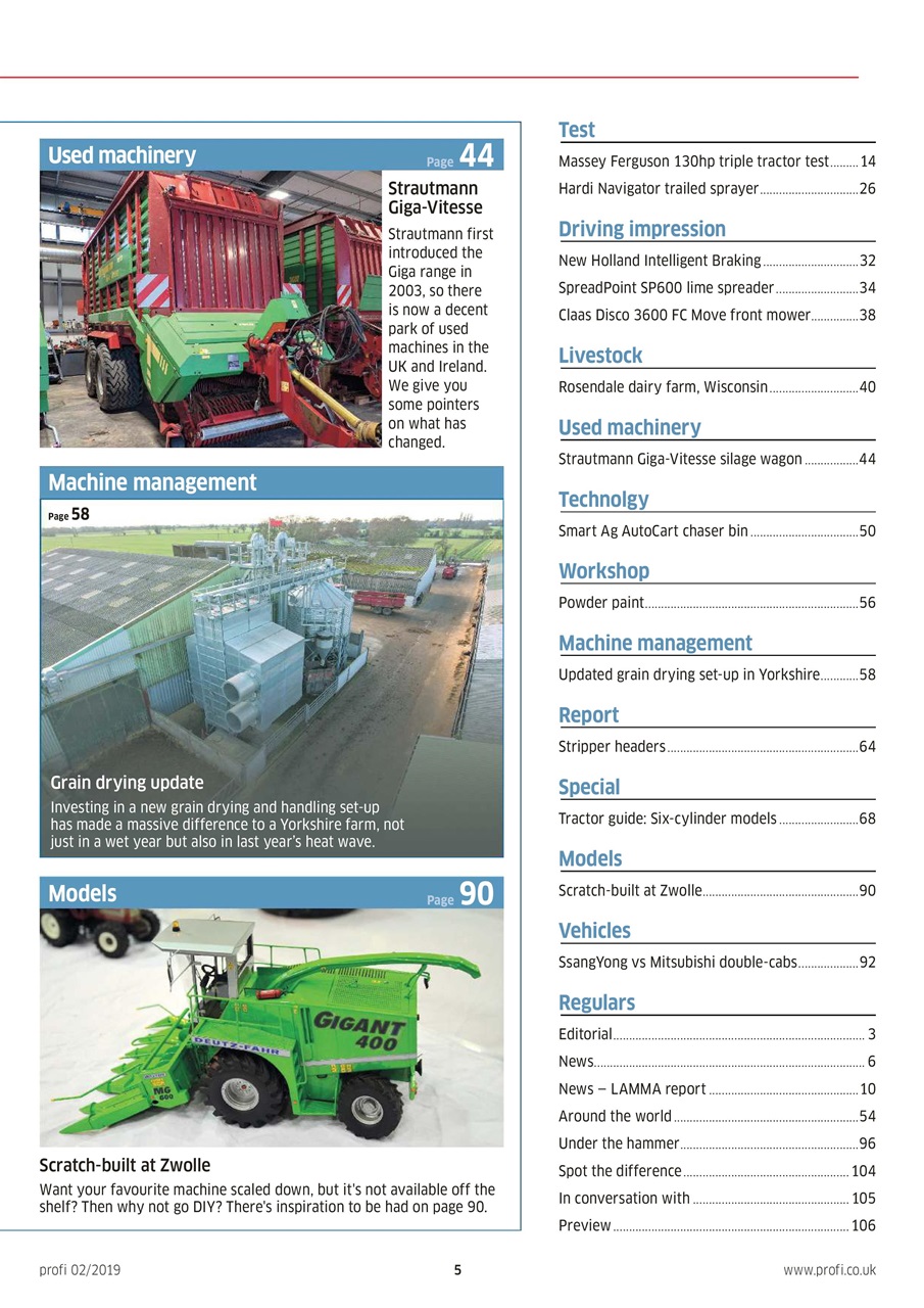 Profi International Preview Pages