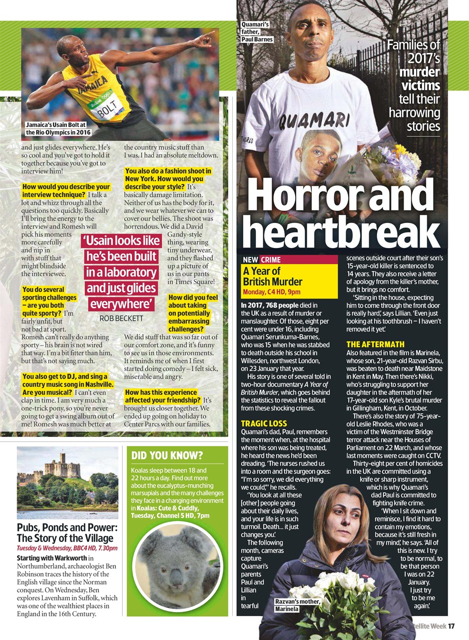 TV & Satellite Week Preview Pages