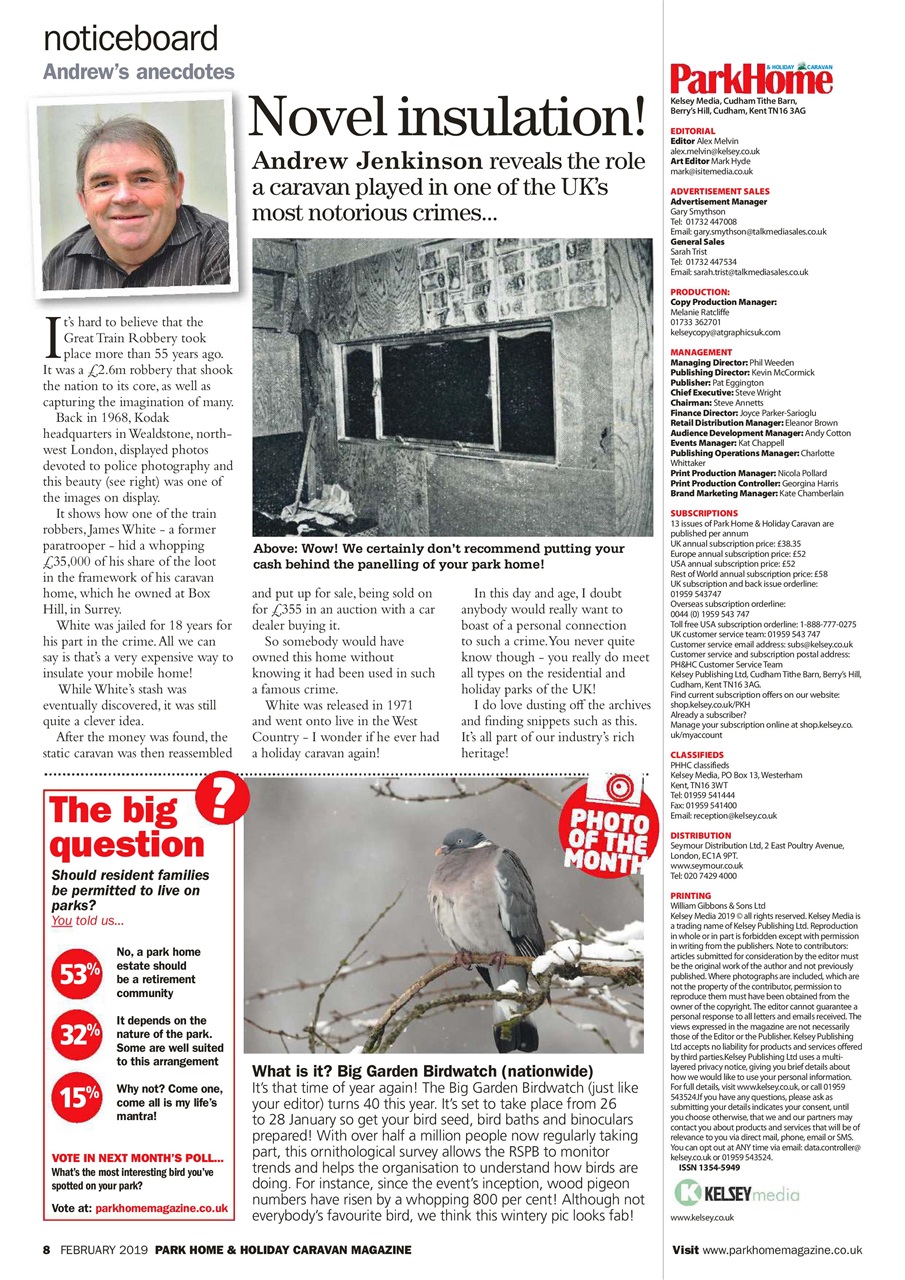 Park Home & Holiday Living Preview Pages