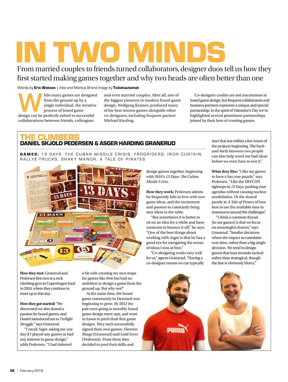 Tabletop Gaming Preview Pages