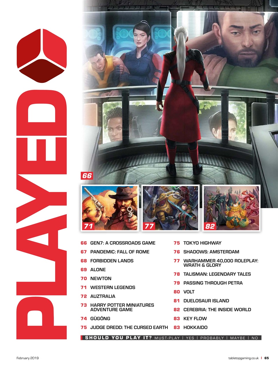 Tabletop Gaming Preview Pages