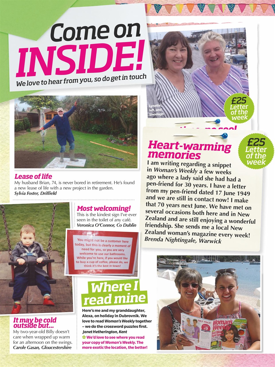 Woman's Weekly Preview Pages