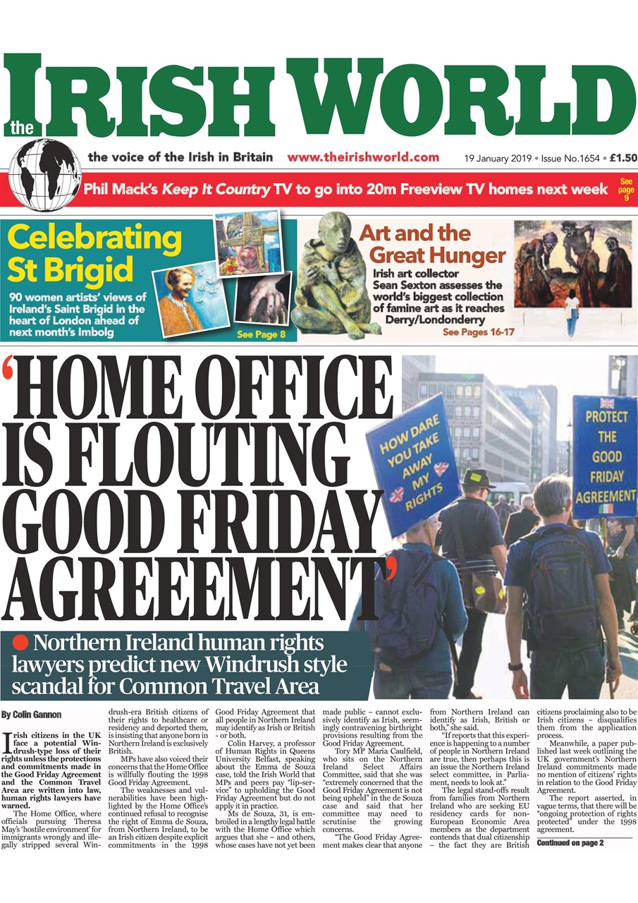 Irish World Preview Pages