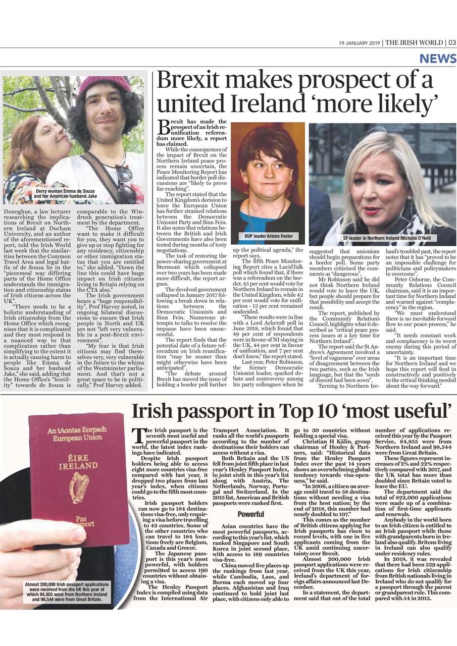 Irish World Preview Pages