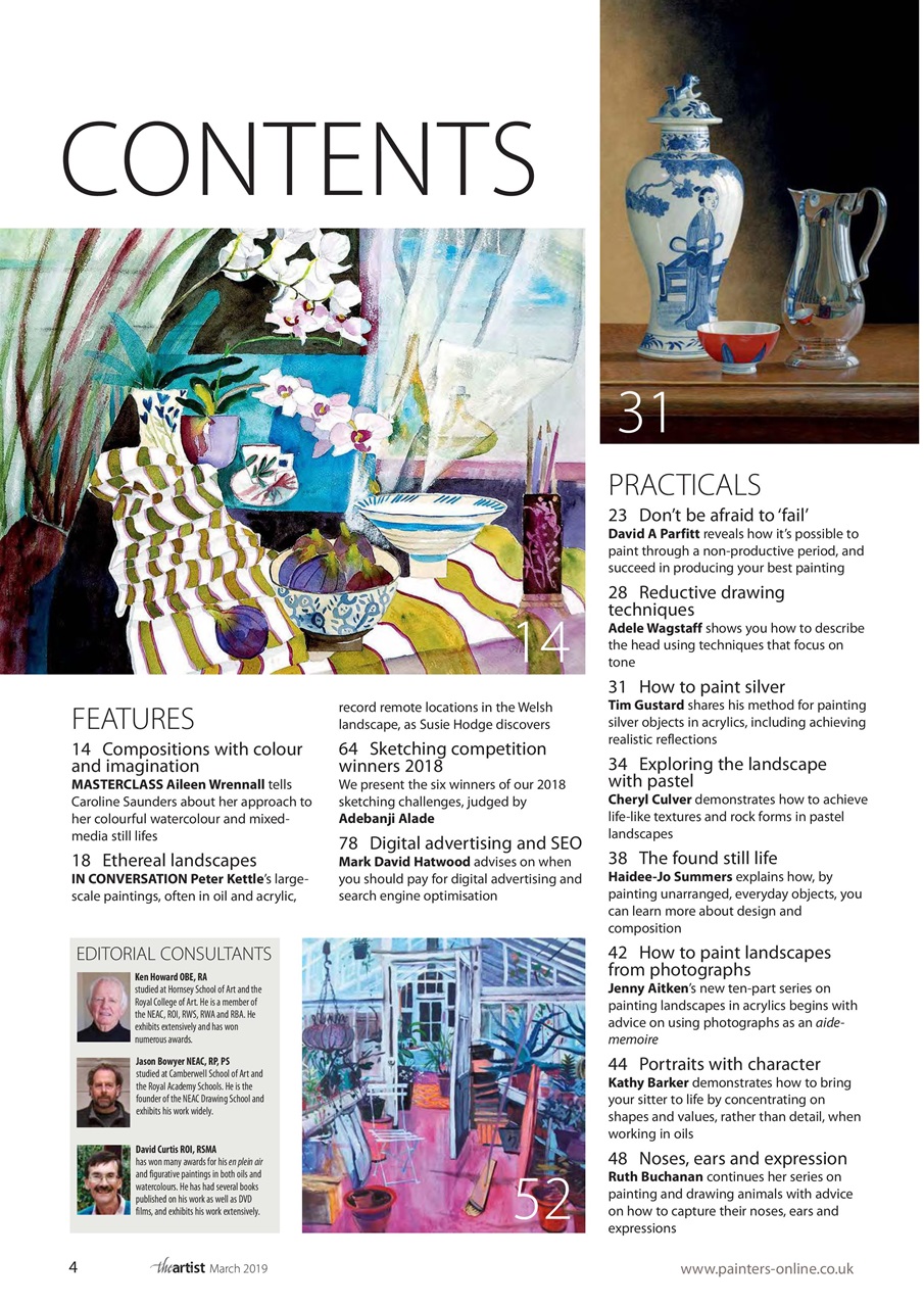 The Artist Preview Pages