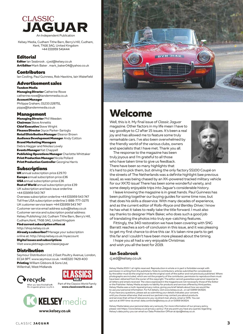 Classic Jaguar Preview Pages