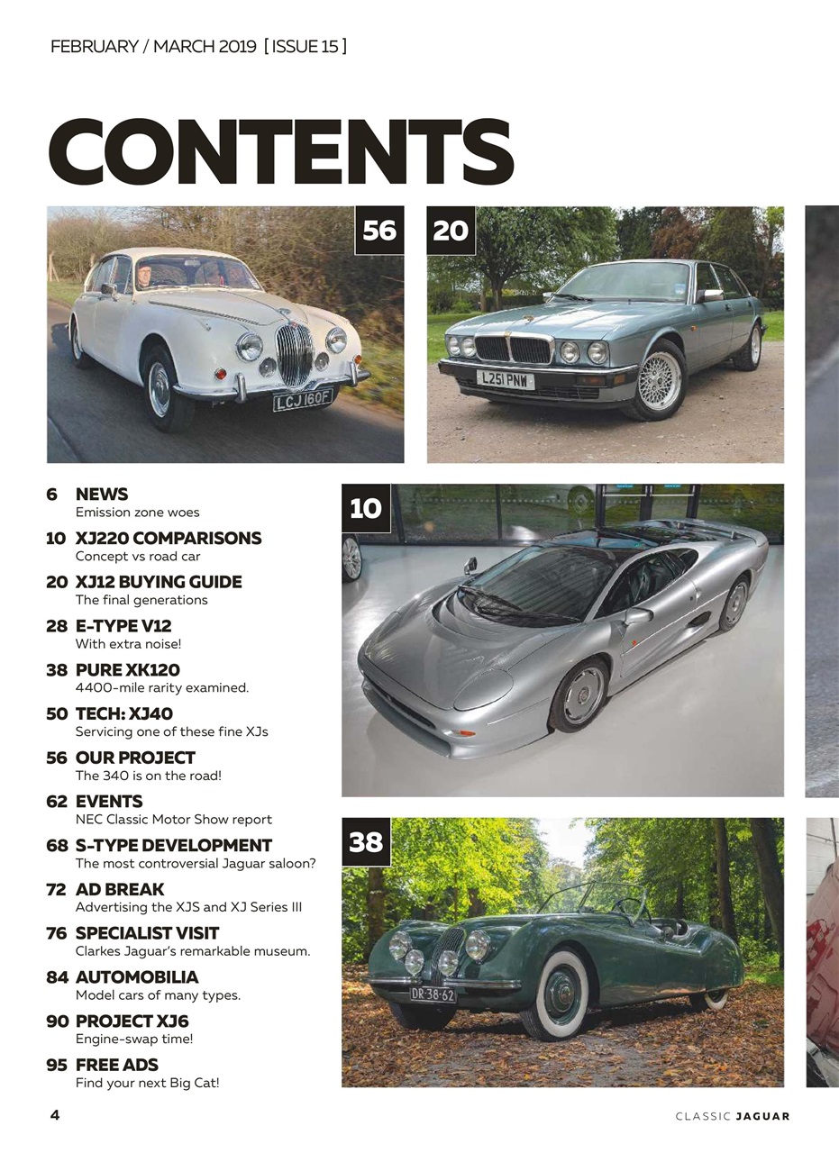 Classic Jaguar Preview Pages