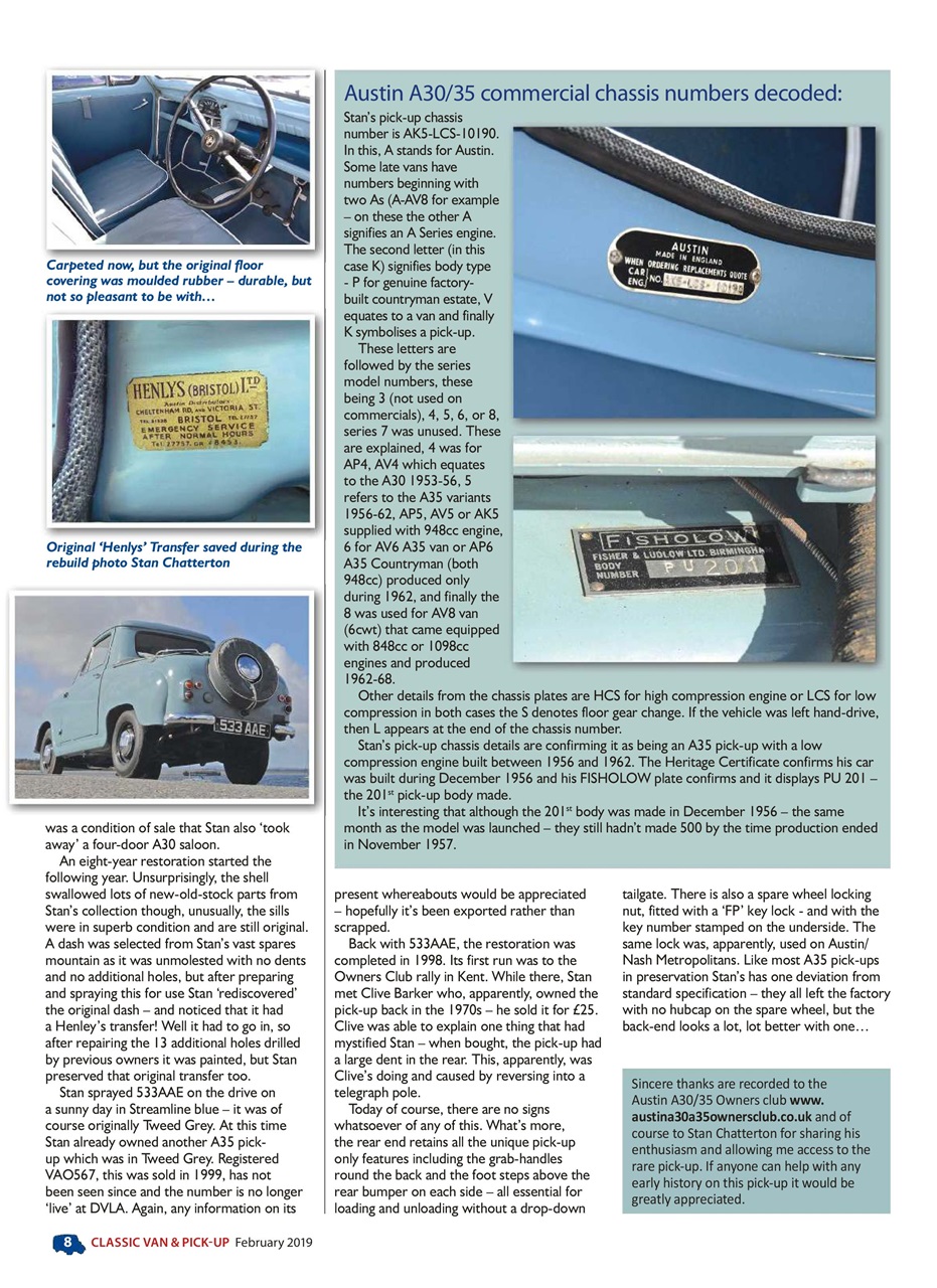 Classic Van & Pick-up Preview Pages