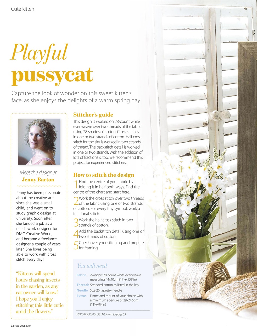 Cross Stitch Gold Preview Pages