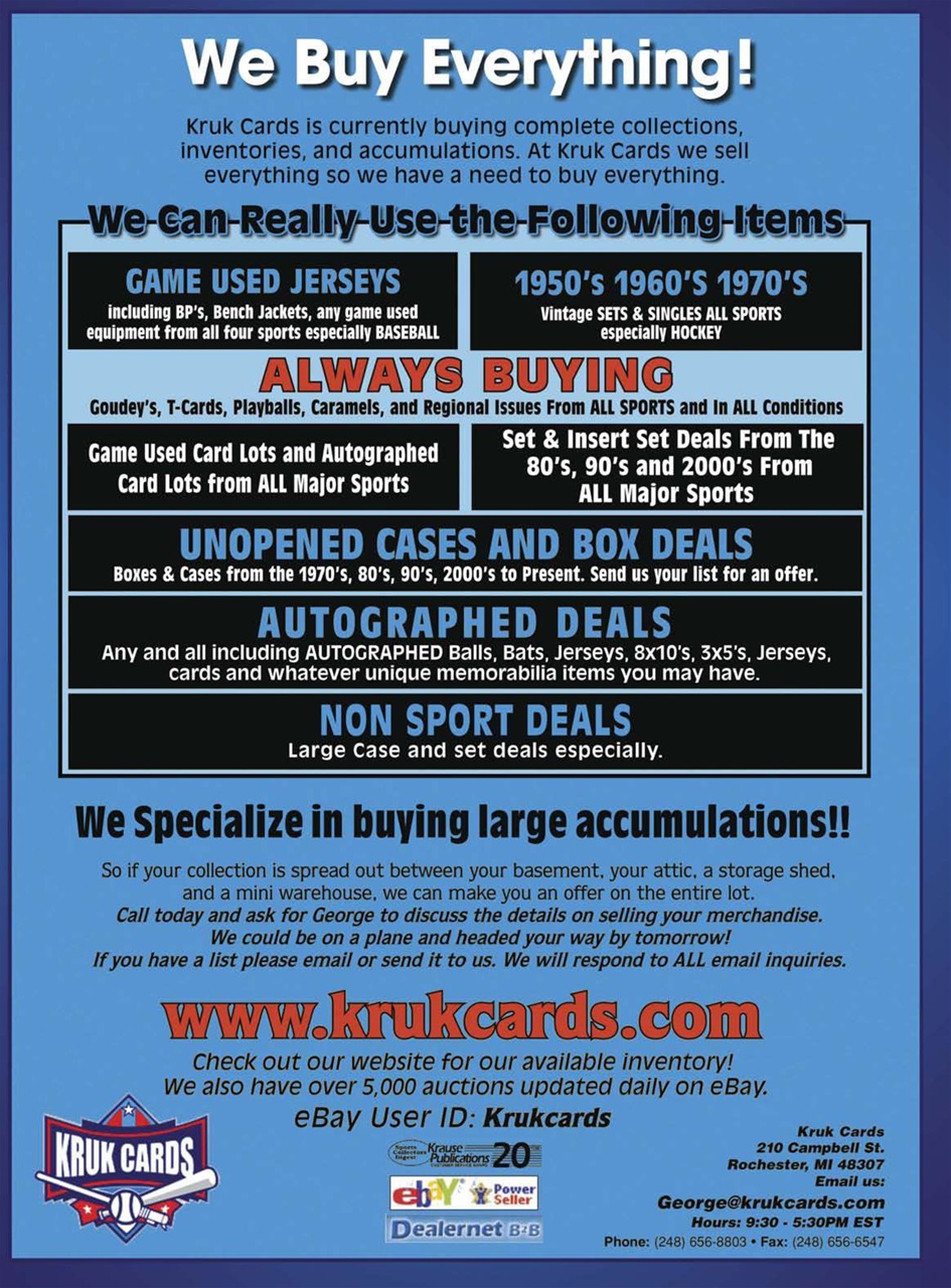 Beckett Baseball Magazine Preview Pages