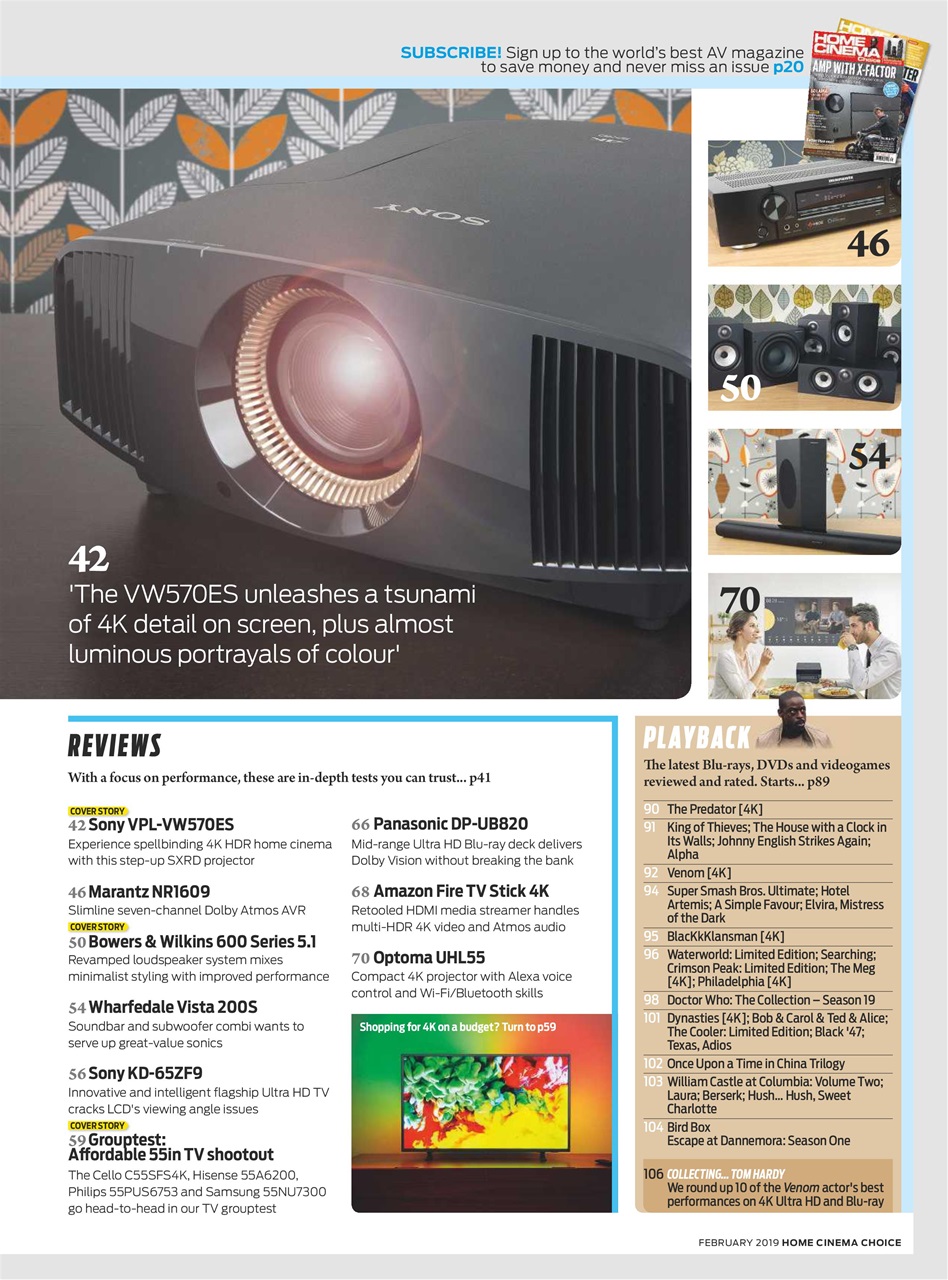 Home Cinema Choice Preview Pages