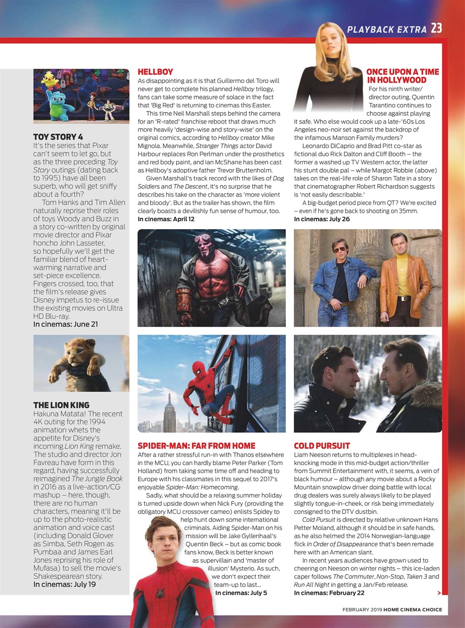 Home Cinema Choice Preview Pages