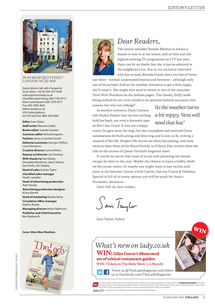 The Lady Preview Pages