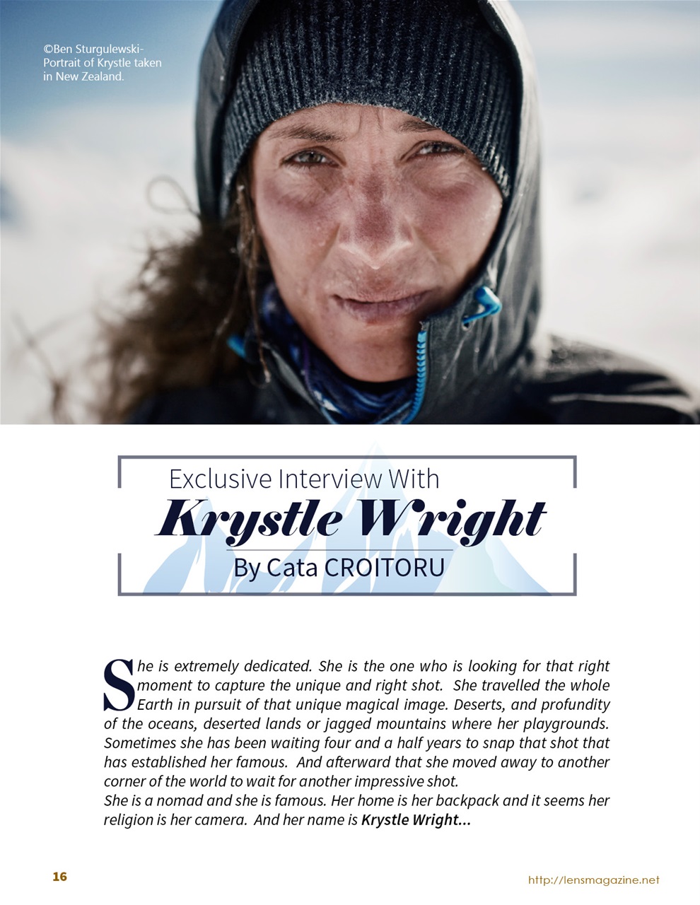 Lens Magazine Preview Pages