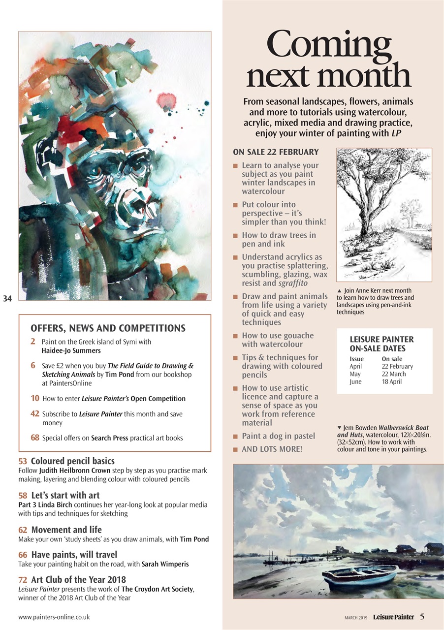 Leisure Painter & The Artist Preview Pages