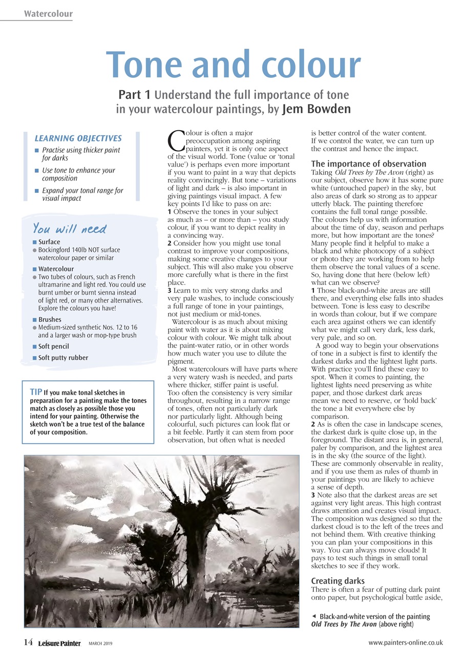 Leisure Painter & The Artist Preview Pages