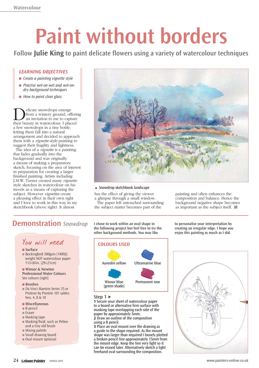 Leisure Painter & The Artist Preview Pages