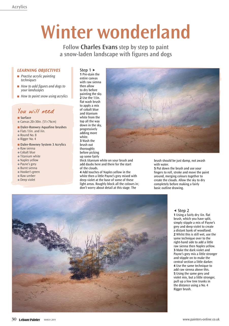 Leisure Painter & The Artist Preview Pages