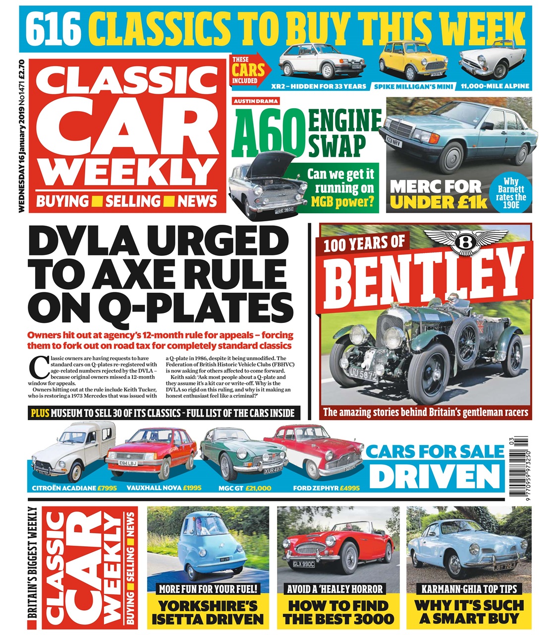 Classic Car Weekly Preview Pages