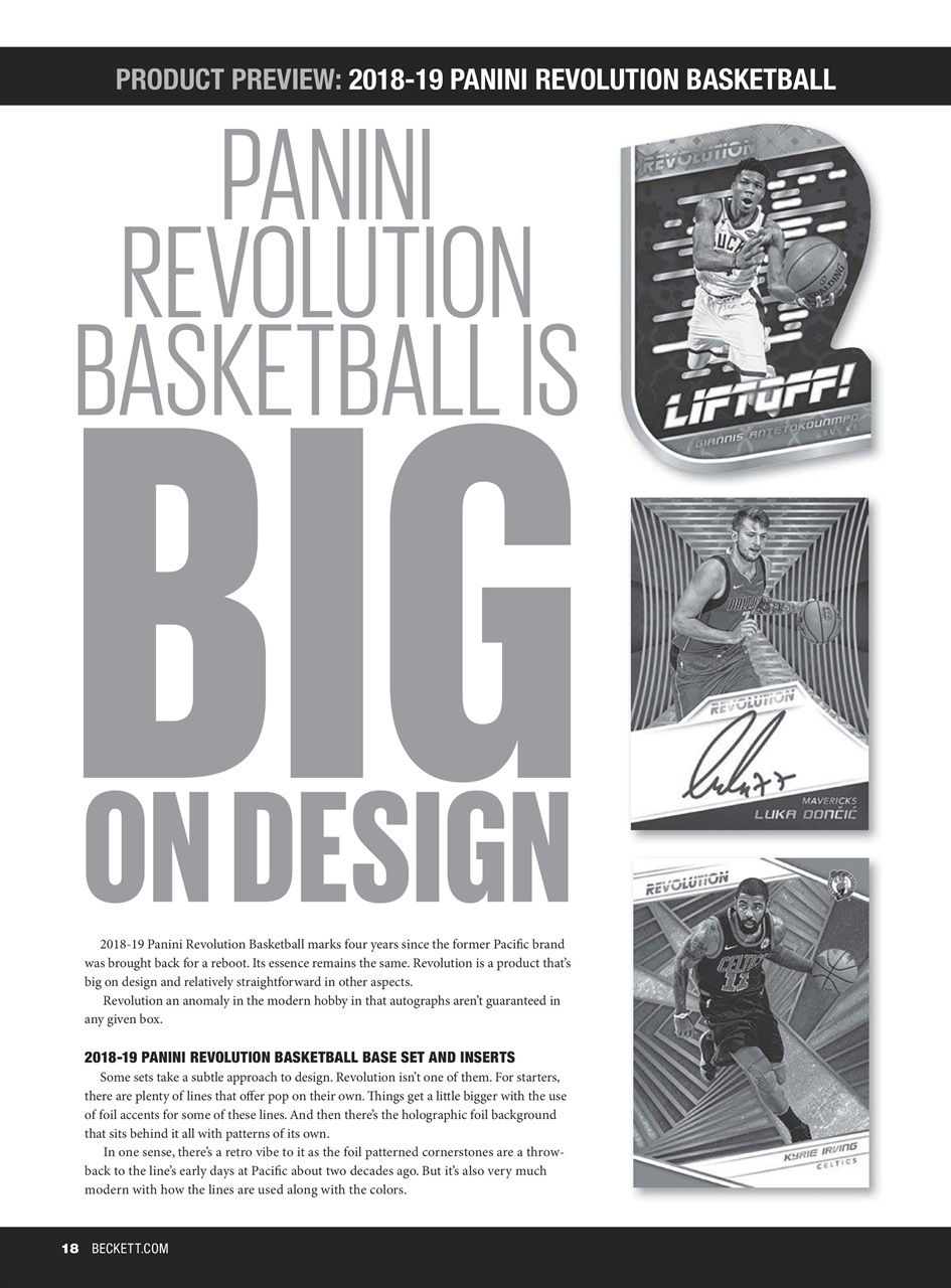 Beckett Basketball Magazine Preview Pages