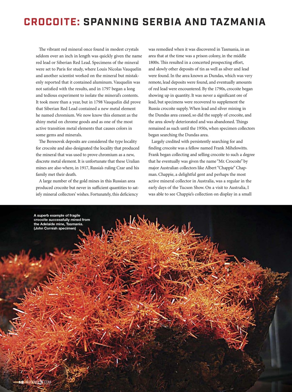 Rock&Gem Magazine Preview Pages