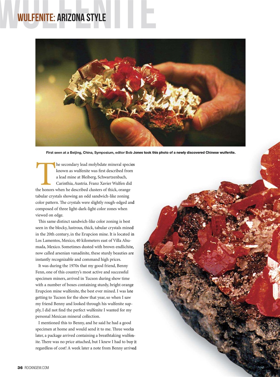 Rock&Gem Magazine Preview Pages