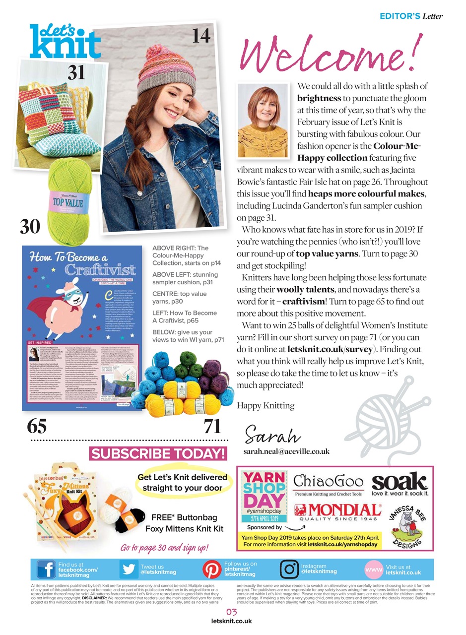 Let's Knit Preview Pages