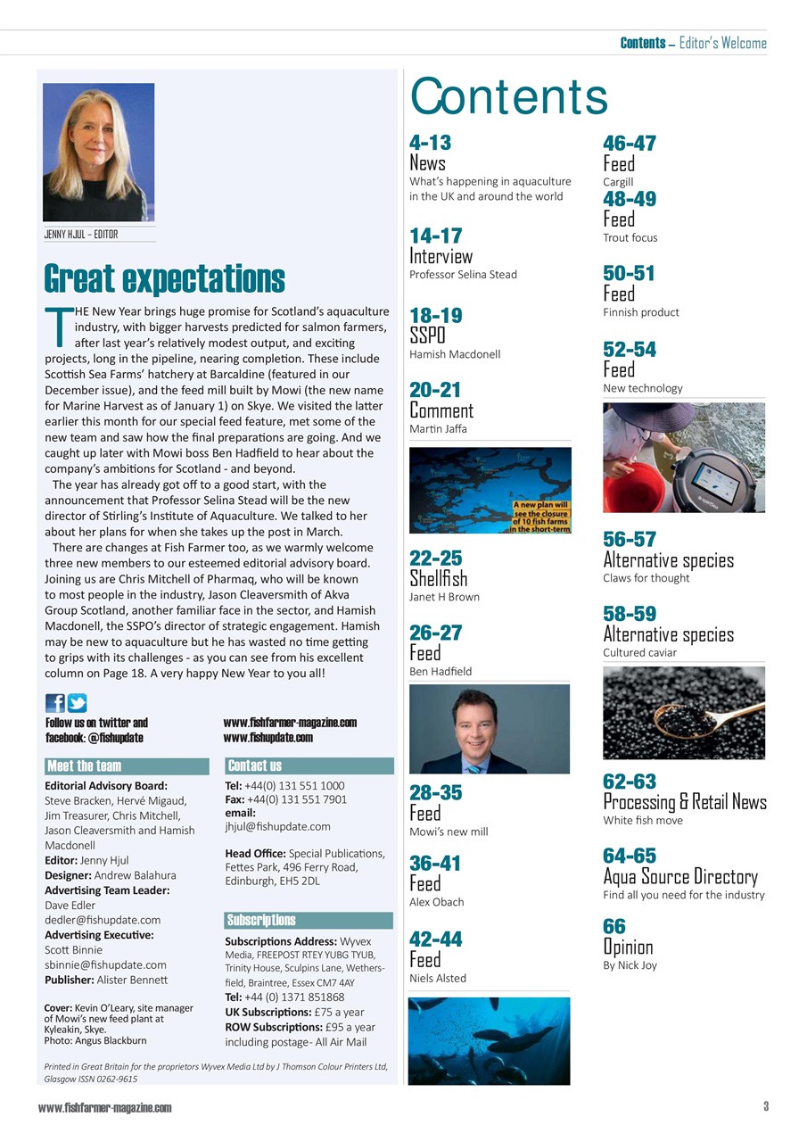 Fish Farmer Magazine Preview Pages