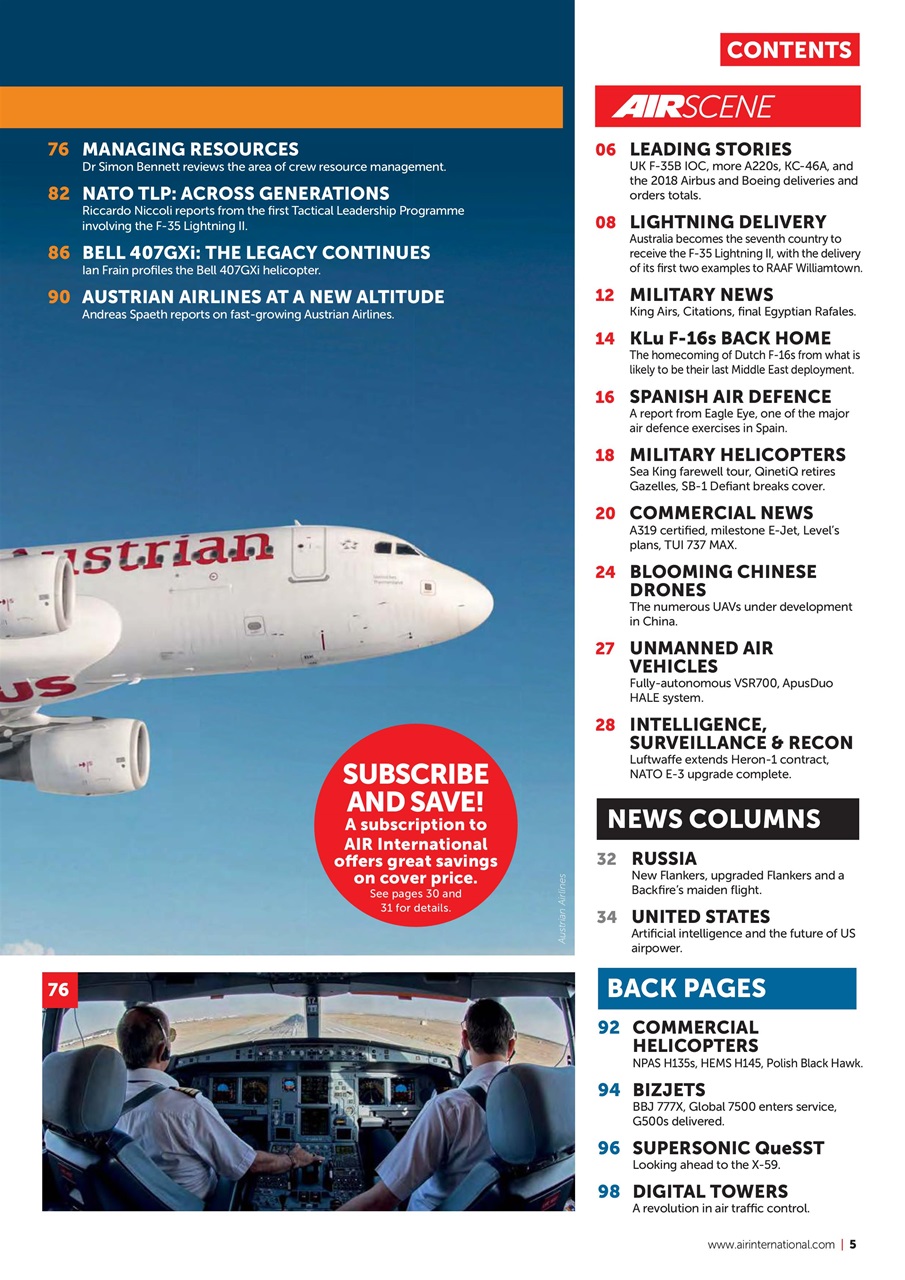 AIR International Preview Pages