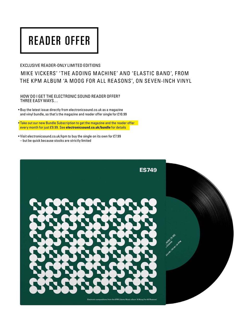 Electronic Sound Preview Pages