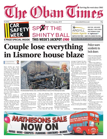 The Oban Times & Lochaber Times issue 17th January 2019