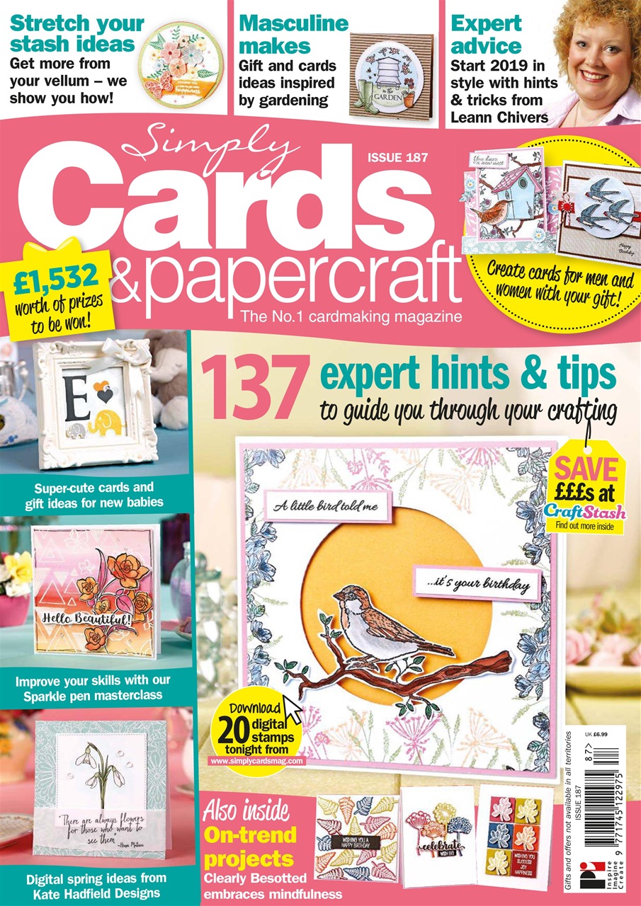 Simply Cards & Papercraft Preview Pages