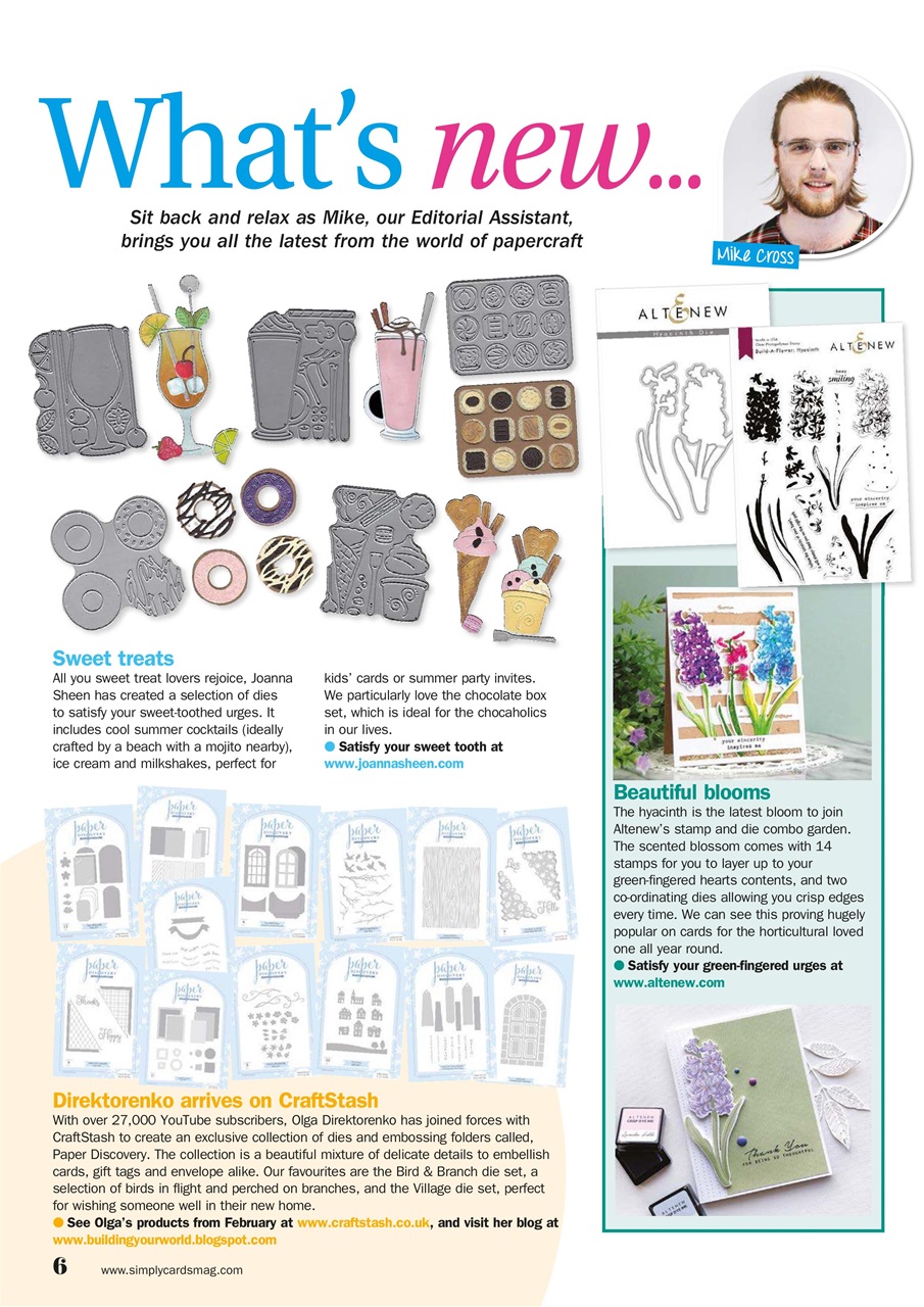 Simply Cards & Papercraft Preview Pages