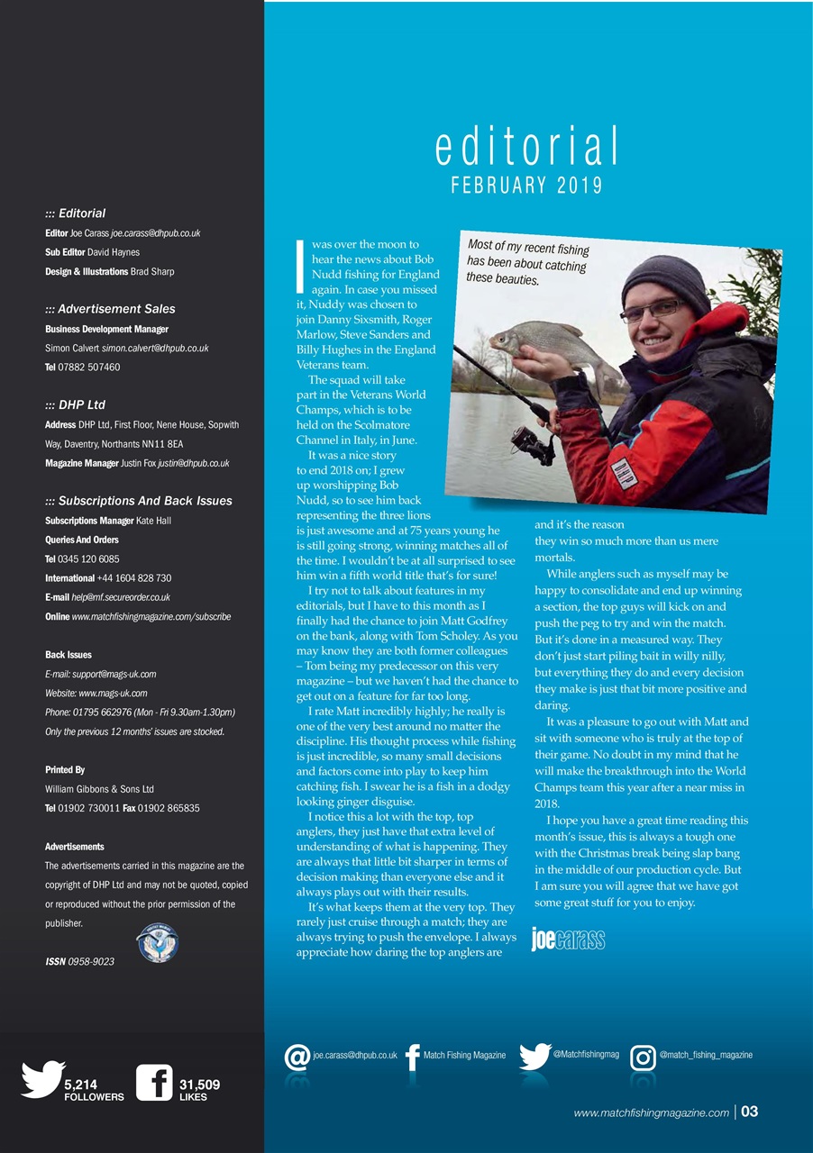 Match Fishing Preview Pages