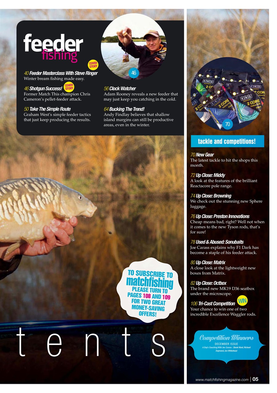 Match Fishing Preview Pages