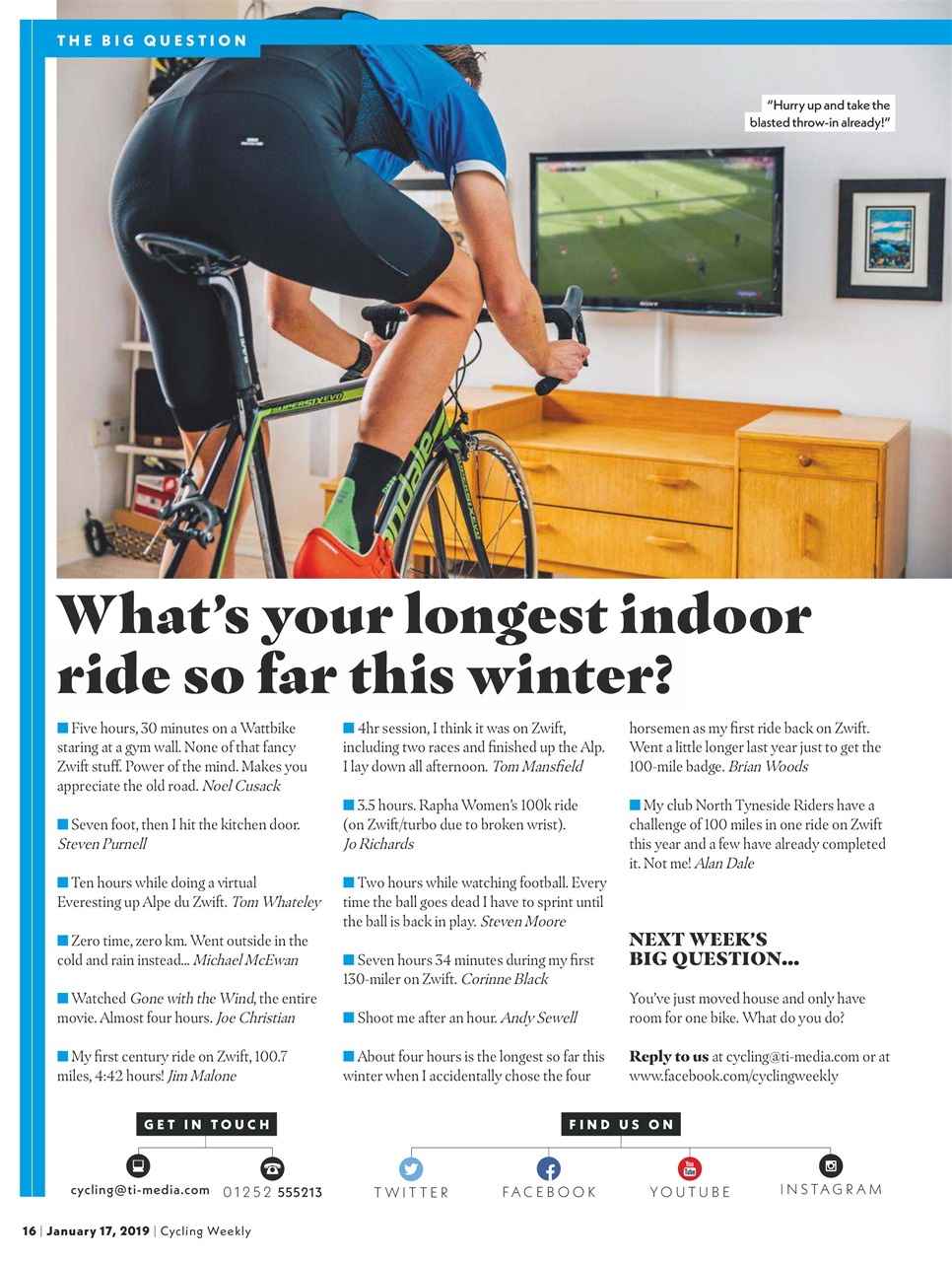 Cycling Weekly Preview Pages